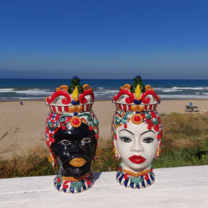 Pair of Moro Sun Heads