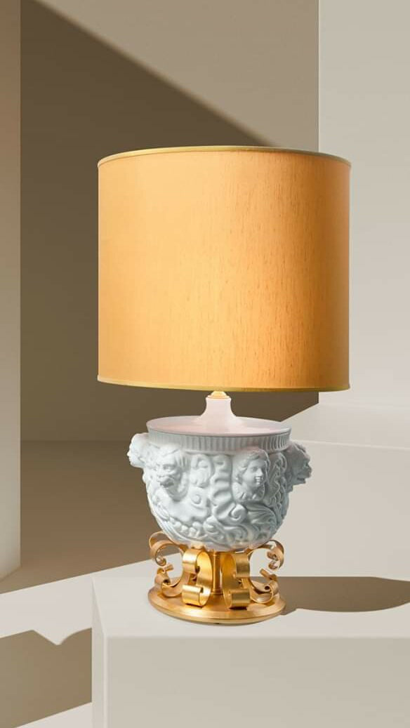 Principe lamp in porcelain