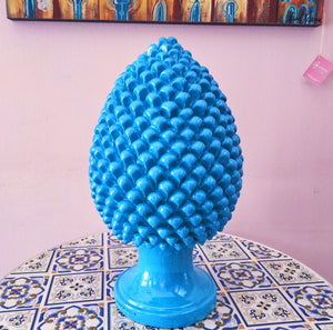 Blue pinecone